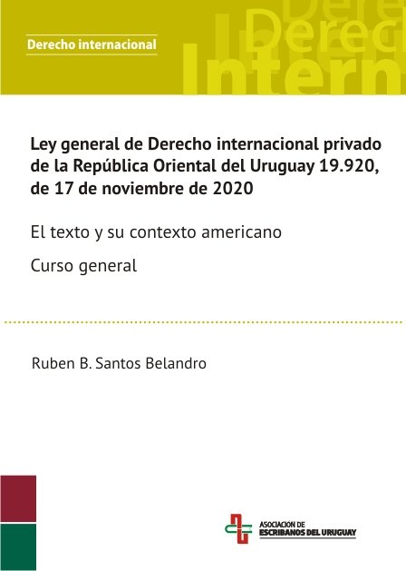 imagen de Ley general de Derecho internacional privado de la ROU 19.920