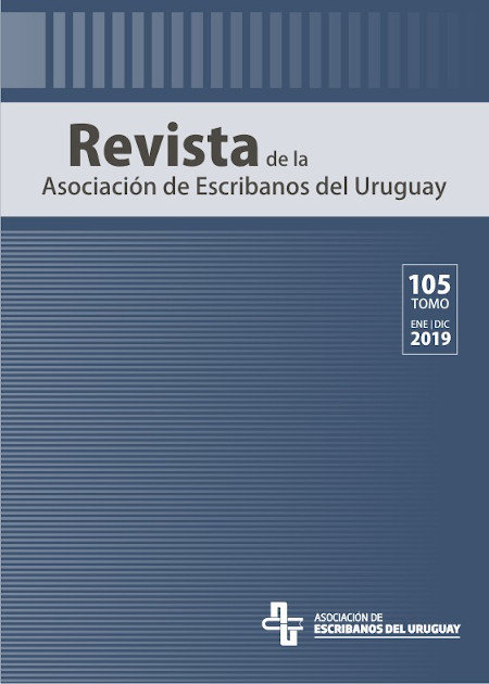 imagen de Revista de la Asociación de Escribanos del Uruguay, tomo 105 (ene.-dic. 2019)