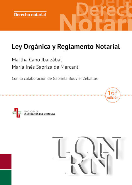 imagen de Ley orgánica notarial y reglamento notarial